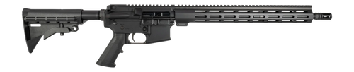 one horse llc carbine ar-15 5.56 nato 16" barrel, m-lok handguard, one horse m4 6 position stock, a2 grip, 30 rd