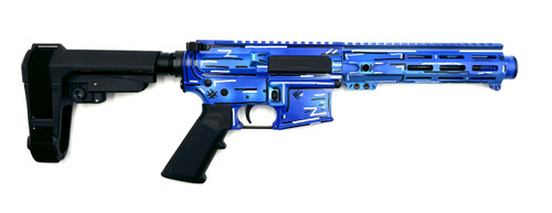 zeus arms stich aether ar-15 pistol 5.56 nato pistol 7.5" barrel, sb 3 brace, 1-30rd mag