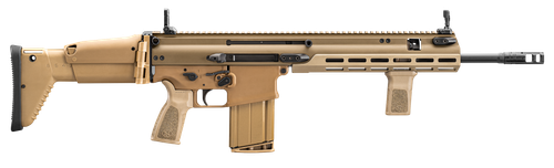 fn scar 17s 308/7.62 nato, 16" barrel, flat dark earth, adjustable stock, m-lok rail system, 20rd, includes vertical foregrip, piston removal tool,...