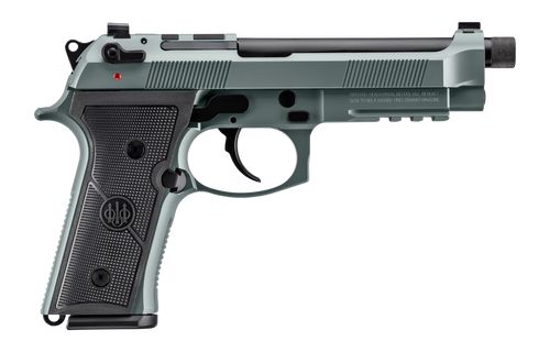 beretta m9a4 overlanding 9mm, 5.1" threaded barrel, cerakote lunar, tritium night sights, 10rd, 2 mags, includes flashlight, compass, and a 10mm...