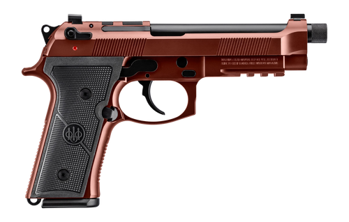 beretta m9a4 overlanding 9mm, 5.1" threaded barrel, cerakote clay, tritium night sights, 10rd, 2 mags, includes flashlight, compass, and a 10mm...