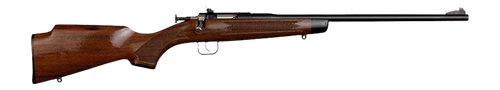 crickett chipmunk deluxe walnut se 22 lr, 16.125" barrel, matte blued, walnut stock, adjustable sights