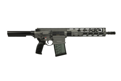hk mr762 a4 pistol 7.62 13" barrel, tactical gray cerakote, hk416 slim line furniture, 20 rd
