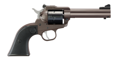 ruger super wrangler america's 250th anniversary edition 22 lr/22 wmr, 4.62" barrel, cerakote dark bronze, checkered grip, adj rear sight, ramp front...