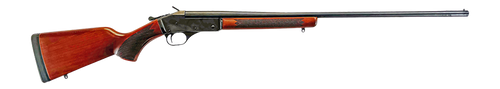 jts group single shot 410 ga, 26" barrel, 3" chamber, wood stock, satin finish, black, bead sight, 1 round