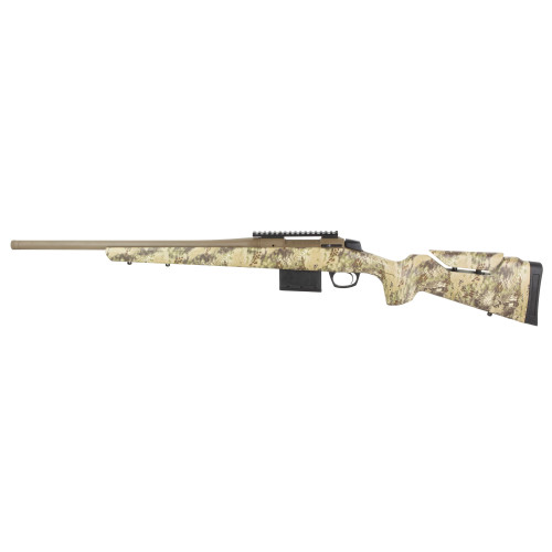 cva cascade varmint hunter .22-250 remington, 22" threaded barrel, cerakote smoked bronze realtree hillside camo, 10rd