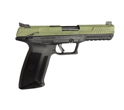 ruger-5.7 5.7x28mm, 4.9" barrel, desert night camo, optic ready, 20rd mag, limited edition