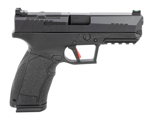 tisas px-9 gen 3 duty, compact, 9mm, 4.11" barrel, tenifer finish, black, trigger safety, fiber optic front sight, optic ready, 20rd, 2 mags, (1)...