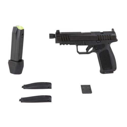 rost martin rm1f tactical 9mm 24rd, 4.50" threaded barrel, optic ready/serrated slide, picatinny rail, interchangeable backstrap grip
