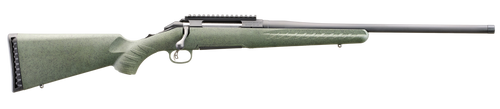 glenfield model a 270 win, 20" threaded barrel, matte black, picatinny, moss green splatter stock, thread protector, 4rd