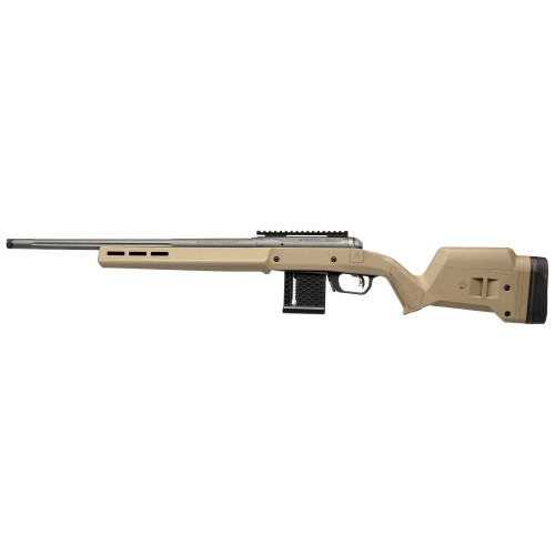 savage arms 110 rf magpul, bolt-action , 22 lr, 20" threaded barrel, 1/2x28 thread pitch, coyote tan, magpul hunter stock, accutrigger, 10rd, 1...