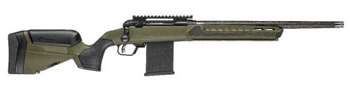 savage arms 110 ultralite predator 300 blackout 10rd,16.50" carbon fiber barrel, arca rail forend, hunter green accustock accufit v2 synthetic stock