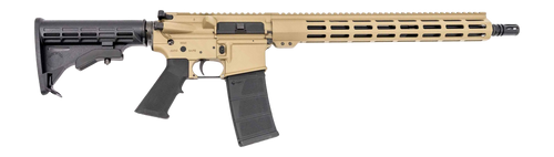 andro corp aci-15 bravo 5.56mm 30rd,16" black nitride threaded barrel, flat dark earth aluminum receiver picatinny rail, m-lok handguard, m4 black...