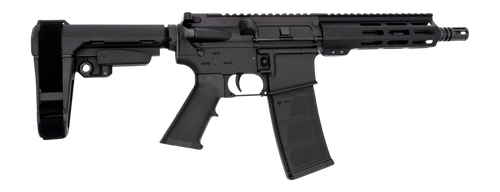 andro corp aci-15 cqb 5.56mm 30rd,8" black nitride threaded barrel, black anodized aluminum receiver picatinny rail, m-lok handguard, black polymer...