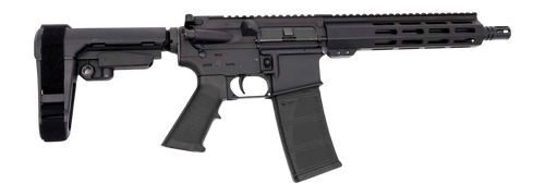 andro corp aci-15 halo 300 blackout 30rd,10" black nitride threaded barrel, black anodized aluminum receiver picatinny rail, m-lok handguard, black...