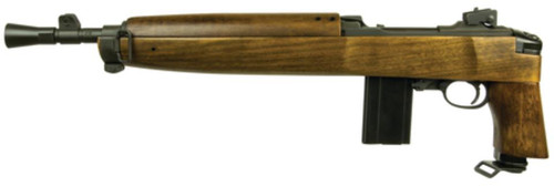 inland m1 advisor pistol .30 carbine 12" threaded barrel peep aperture sight walnut stock 15rd mag