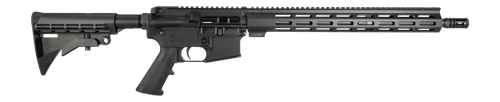 one horse oh-15 300 blackout,16" threaded barrel, black, picatinny rail, m-lok handguard, m4 6 position stock, a2 grip-flash hider, 30rd