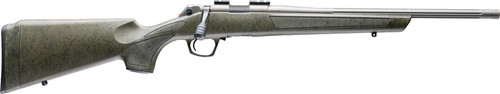 cva cascade rimfire xt 22 lr, 18" threaded barrel, 1/2x28, omni muzzle brake, cerakote finish, tungsten, synthetic olive drab green stock with black...