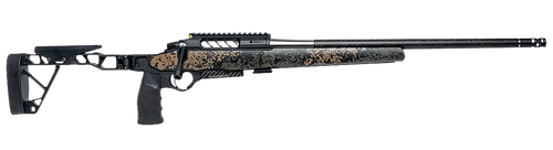 seekins precision element hunter m3 6mm creedmoor, 20" threaded carbon barrel, brake, black, hunter chassis, woodland shadow, triggertech trigger,...