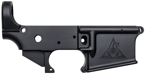 rise armament stripped lower reciever, 223 remington/5.56mm, anodized finish, black