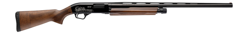 winchester sxp high grade 12 ga pump 3" 4- 2.75" shells 26" black chrome vent rib barrel, engraved gloss blued aluminum receiver, fixed grade ii...