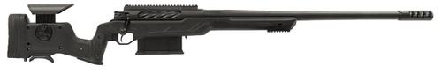 cadex bmg quake 50 bmg 3rd, 29" match grade threaded barrel, black, picatinny rail, adj cheek piece & lop black stock