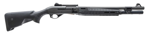 benelli m2-g1 tactical shotgun 12 ga, 18.5" barrel, 3" chamber, standard stock, black, 5rd