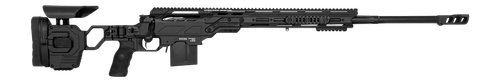 cadex inc cdx-30 lite 308 win 10rd,24" black dlc fluted threaded barrel, black cerakote receiver picatinny rail, m-lok handguard, adjustable folding...
