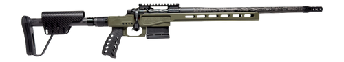 horizon firearms venatic dm 6.5 creedmoor 22 socom black proof research cf threaded barrel, socom black receiver picatinny rail, arca rail, olive...