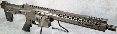 black rain spec15 ar15 pistol 5.56/223 10.5" barrel, smoke cerakote finish, 10" mlok slim rail, blace brace, 30 rd