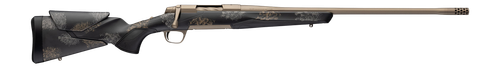 browning x-bolt 2 speed hd 300 prc 3rd, 26" bronze fluted threaded barrel, smoked bronze cerakote steel drilled & tapped receiver, bronze/gray camo...