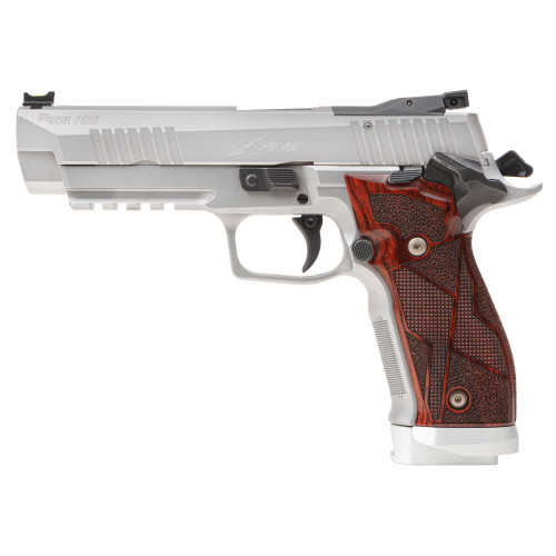 sig sauer p226 x-five classic 9mm, 5" bull barrel, optic ready, hogue cocobolo grips, 10rd