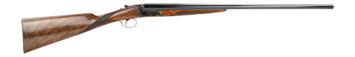 dickinson estate 12 gauge, 2.75" chamber, 28" barrel, true bone-charcoal case hardening receiver, english style turkish walnut stock, 2rd