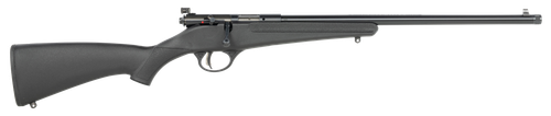 savage rascal fv-sr 22 lr single-shot 16.13" threaded, black, left hand