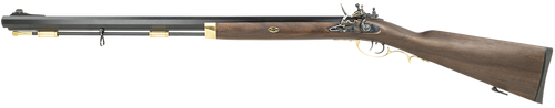 taylors & company hawken hunter pedersoli 50 caliber flintlock 28" blued octagon barrel, color case hardened steel receiver, walnut stock