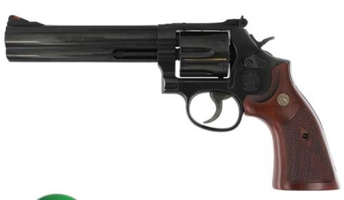 smith & wesson model 586 classic 357 magnum/.38 special +p 6" barrel