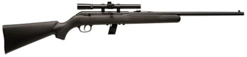 savage 64 fxp with scope 22lr 21" barrel, synthetic black st, 10rd