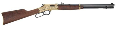 henry henry big boy deluxe engraved 3rd edition .45 colt 20" octagonal barrel blue finish adjustable sights american walnut stock 10rd