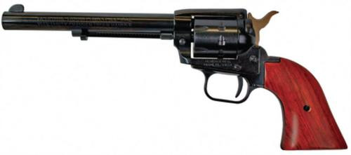 heritage rough rider 22lr/22 mag 6" barrel blue finish cocobolo grips 9rds