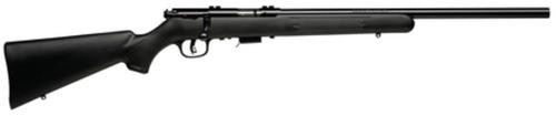 savage mark ii fv bolt 22 lr 21" barrel, synthetic black stock blued, 5rd