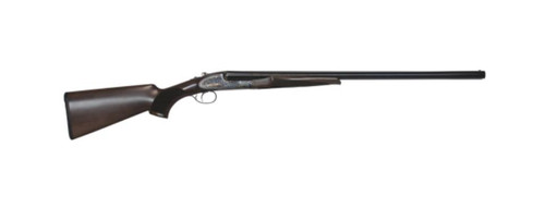 cz sharp-tail, 20 ga, 3" chamber, 28" barrel, color case hardened finish, walnut stock, 2 rounds 06403