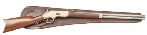 cimarron model 1866 yellowboy sporting .45 long colt 24" octagonal barrel walnut stock 12rd