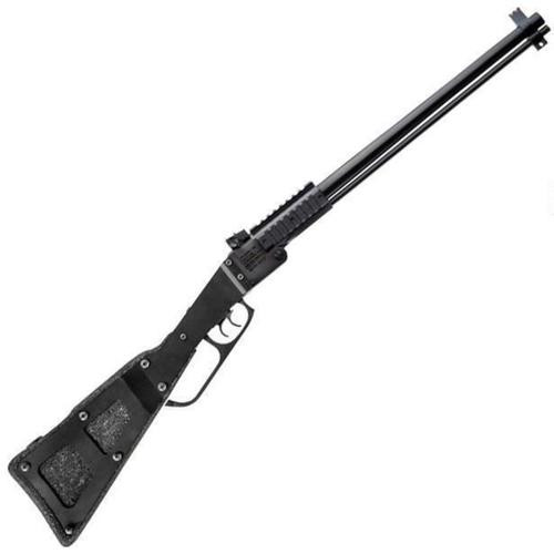 chiappa m6 folding shotgun/rifle, break open, 22lr/12 ga (3"), black