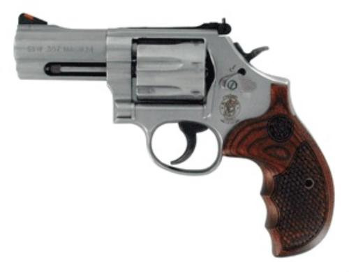 smith & wesson 686 textured wood grips 357 7rd talo