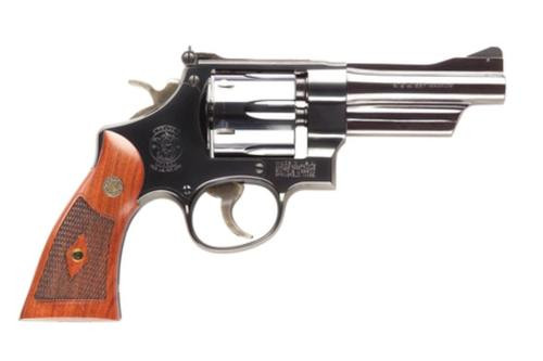 smith & wesson model 27 classic, 357 mag, blue, walnut grip