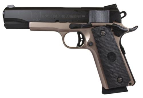 rock island armory m1911-a1 tactical 45 acp 5" two-tone 8 round