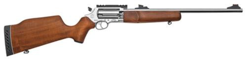 rossi circuit judge .45 colt/410 ga, 18.5" rifled barrel, ss finish, wood monte carlo stock, 5rd