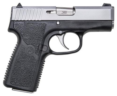 kahr arms ct380 .380 acp dao, 3.0" barrel, black poly grips, matte stainless slide, 1 mag, 7rdrds