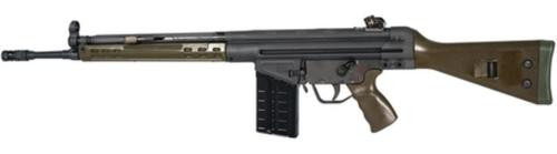 ptr model 91gi .308/7.62 nato 18" match grade barrel special edition green fixed 20rd mag