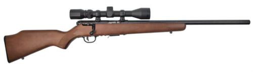 savage 93r17 gvxp bolt 17 hmr 21" barrel, hardwood stock blued, 5rd